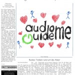Zeitung unseres Kooperationspartners audioguide.me