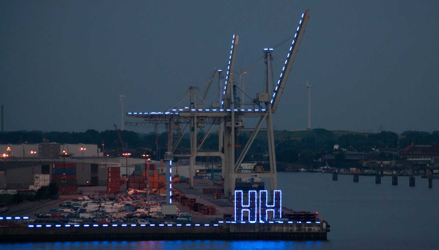 Blue Port Hamburg 2014 Hafen in Blau |Foto: Tobias Johanning