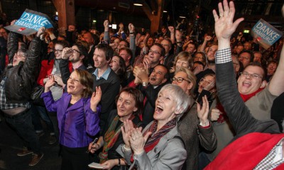 SPD Wahlparty, Foto: Christian Schnebel