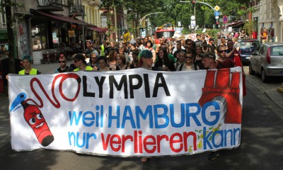 Nolympia-Demonstration: "Weil Hamburg nur verlieren kann"