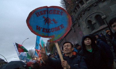 Refugee Demo 14.11.15, Foto: Isabella David